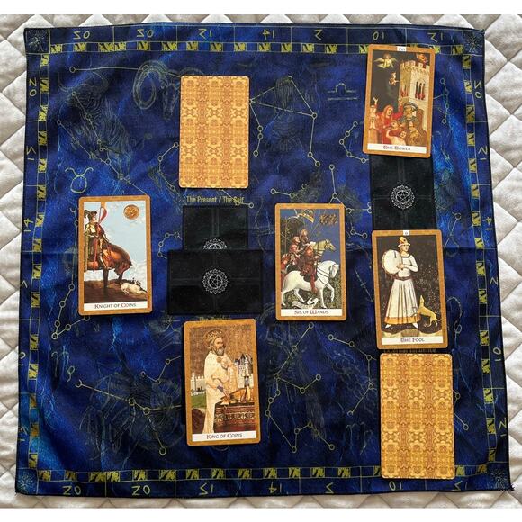 Celtic Cross Tarot Spread Altar Reading Cloth - Picture 2 of 10